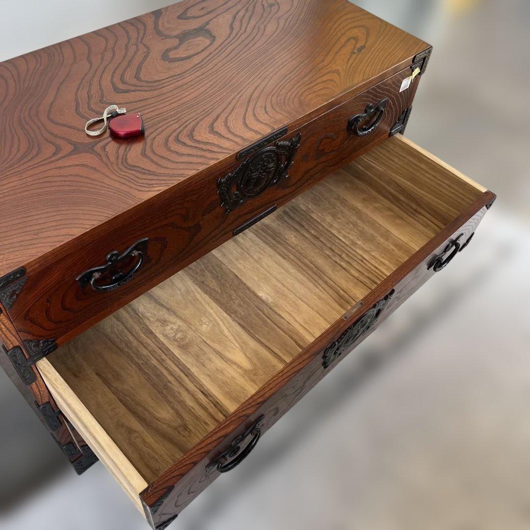 【岩谷堂】３段箪笥◇◆時代箪笥◆◇天然木◆◇