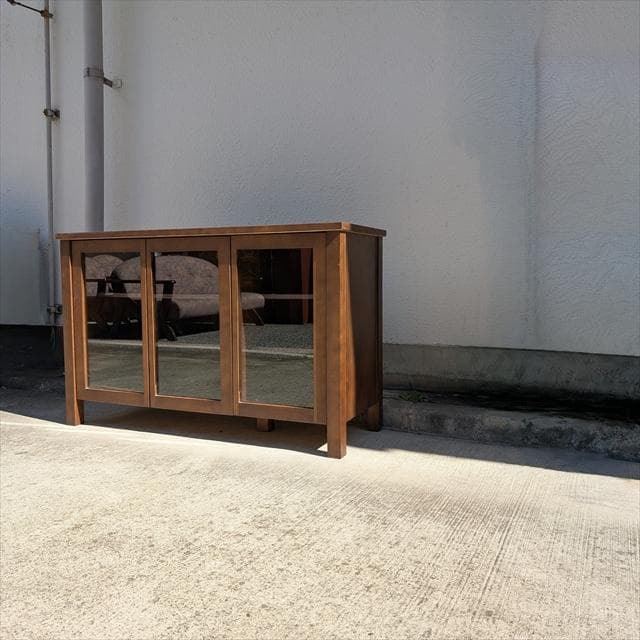 無印良品/MUJI｜サイドボードキャビネット｜収納棚｜ブラウン｜