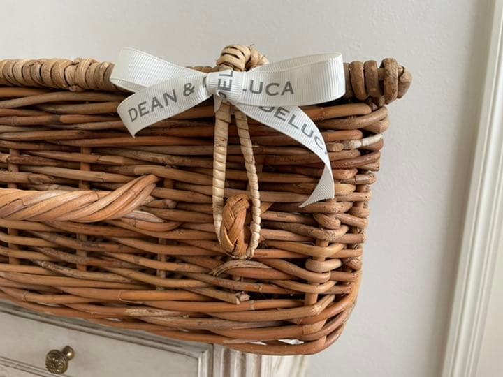 可愛いカゴ　トランク型バスケット　ピクニック