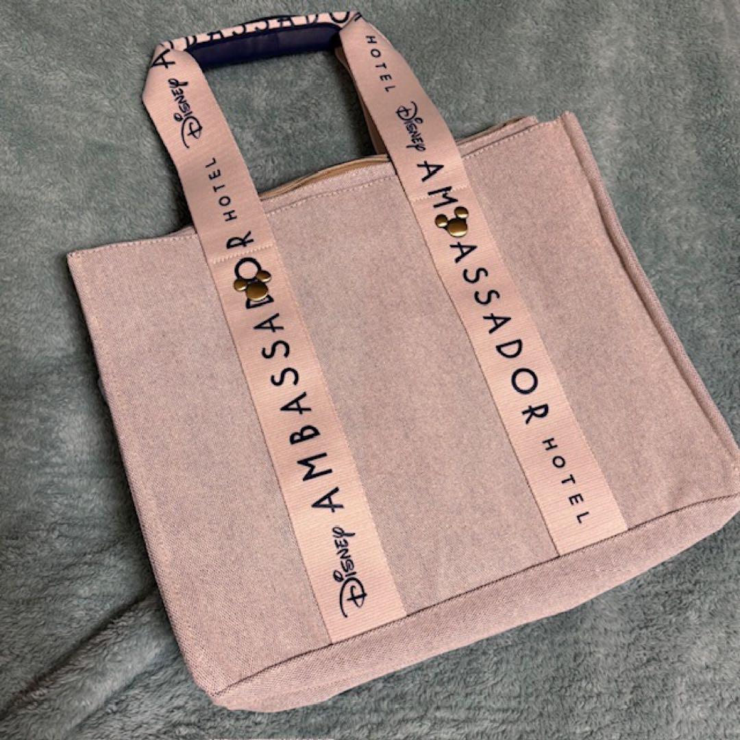 未使用新品タグ付きディズニーアンバサダーホテルトートバッグ宿泊者限定