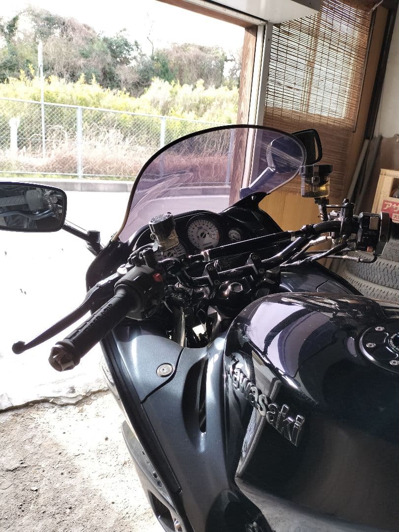 zzr1100 zx11 D型　MRA スモーク　スクリーン　ロング型