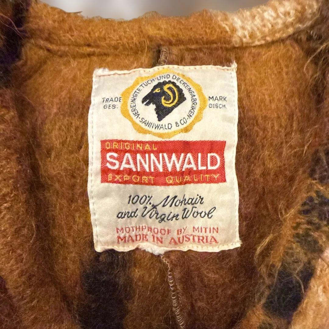 70s モヘアカーディガン 毛足長め ヴィンテージ