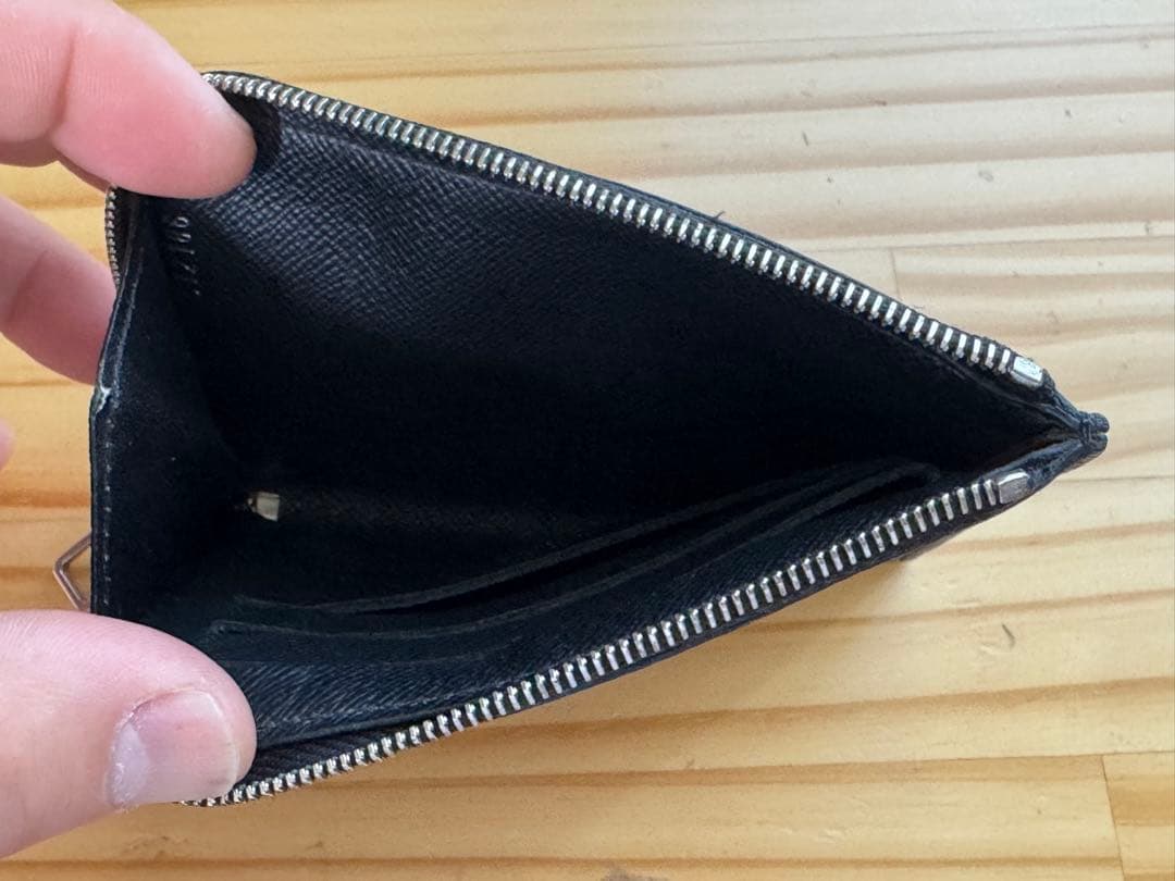 美品★ルイ・ヴィトン ダミエ・グラフィットポルトモネ・ジュール小銭入N63237