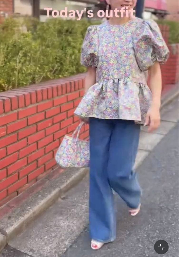 トップス TSURU By MARIKO OIKAWA 2025ss Eleonore