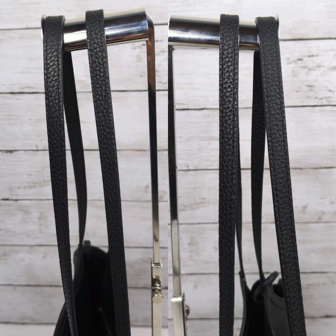 現行 美品 VASIC LOOP ループ ワンハンドル トートバッグ ブラック