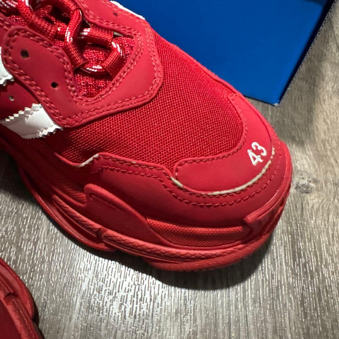 K*O様 Balenciaga Triple S スニーカー 43 レッド