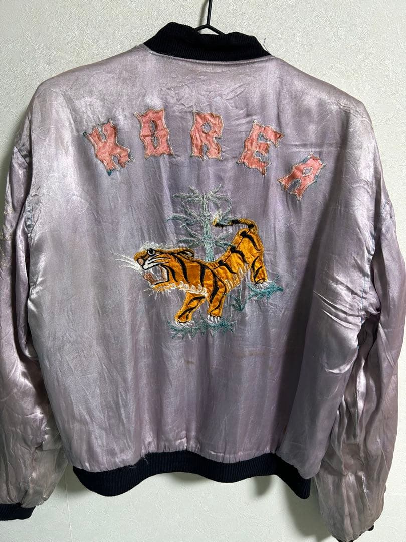 40s 50s スカジャン　コリジャン　スーベニアジャケット　ミリタリー