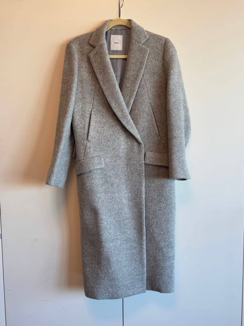 エブール　ebure グレー　チェスターコート