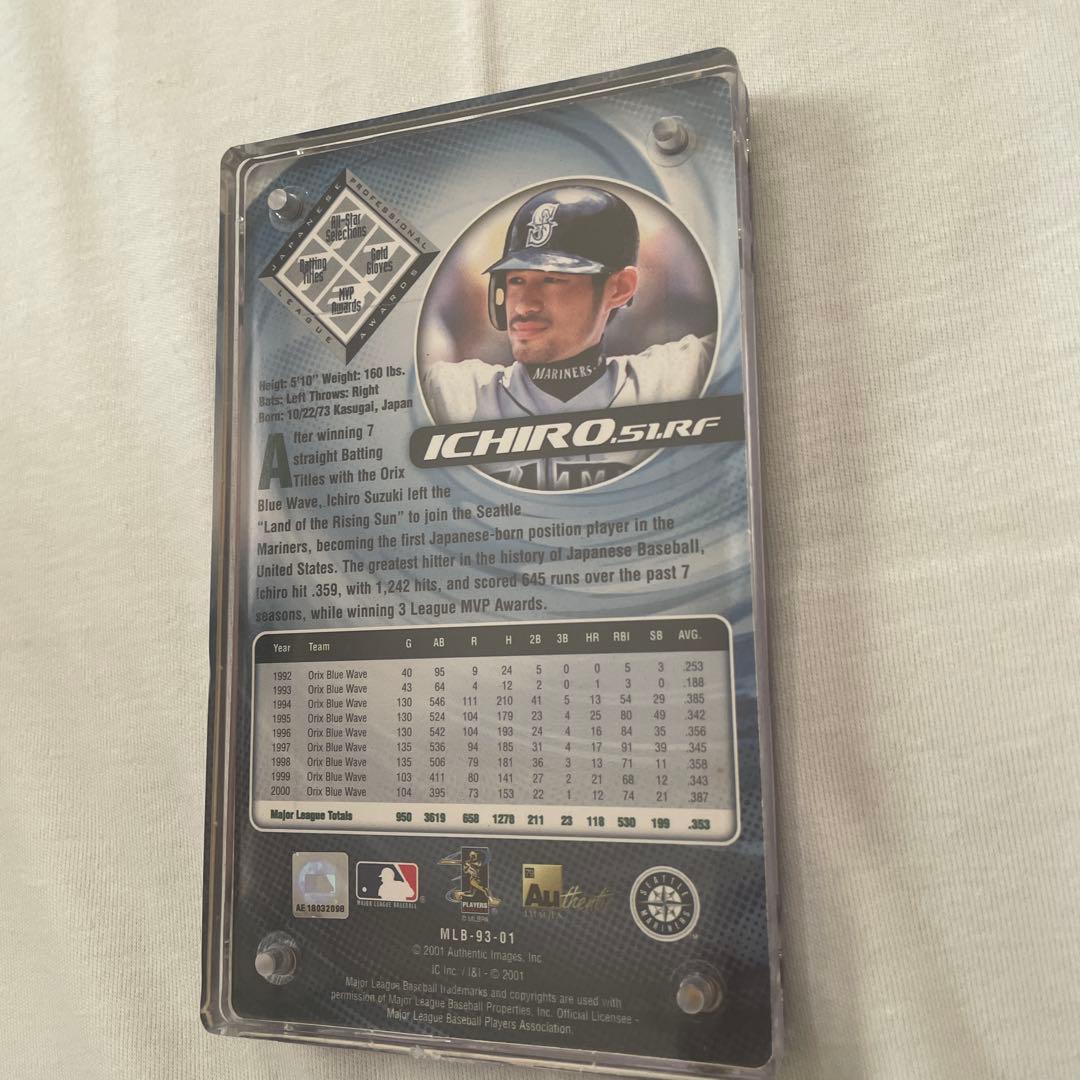 オーセンテット　イチロー　リミテッドエディションメタルカード　2001年