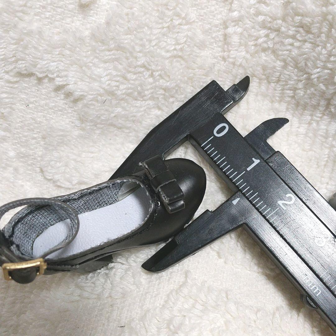 BJD 1/6サイズドール用ストラップ靴黒 球体関節人形 BA1