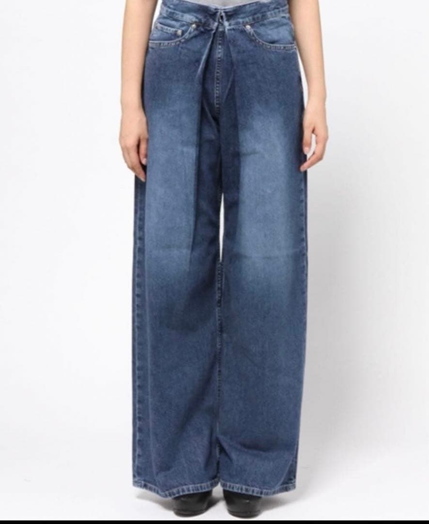 JOHNLAWRENCESULLIVAN ワイドデニムパンツ