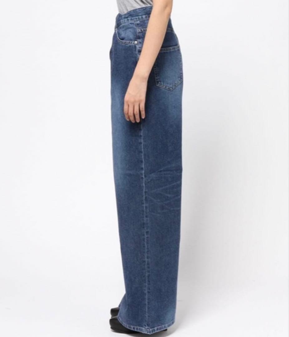 JOHNLAWRENCESULLIVAN ワイドデニムパンツ