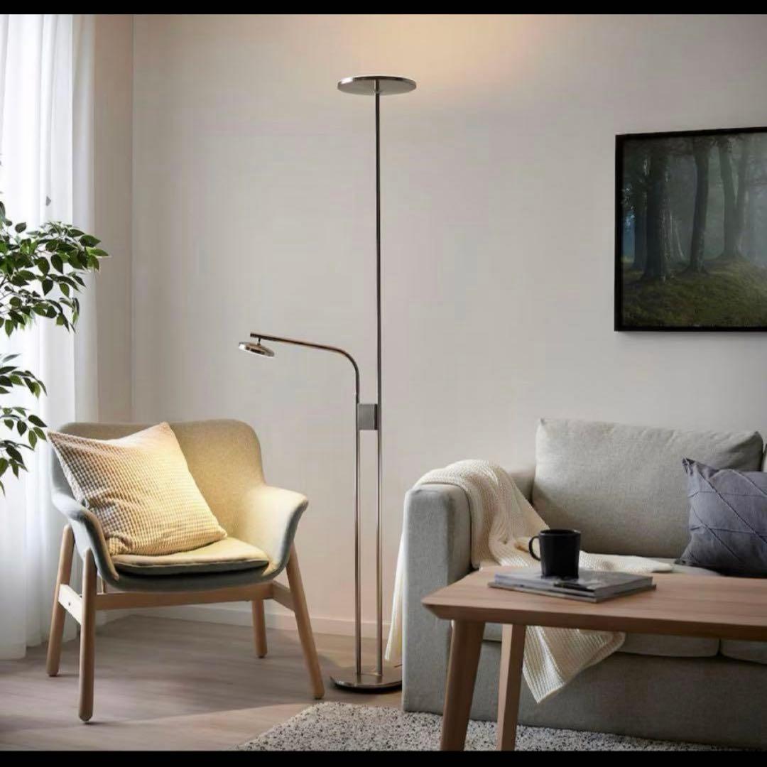 【美品】IKEA イケア　ISJAKT イスヤクト フロアアップライト　間接照明