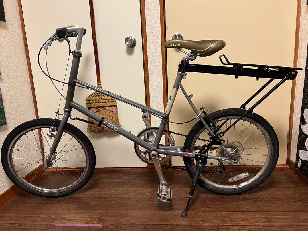 bruno ブルーノ ミニベロ 自転車 グレー