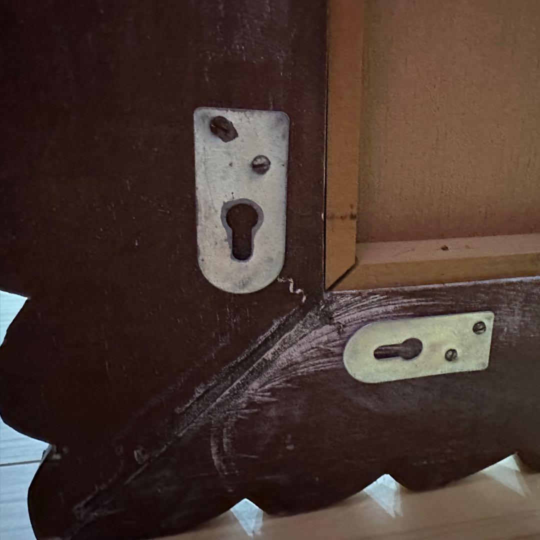 バリの木彫りスタンドミラー 170x60cm