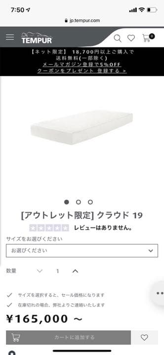 テンピュール　クラウド19