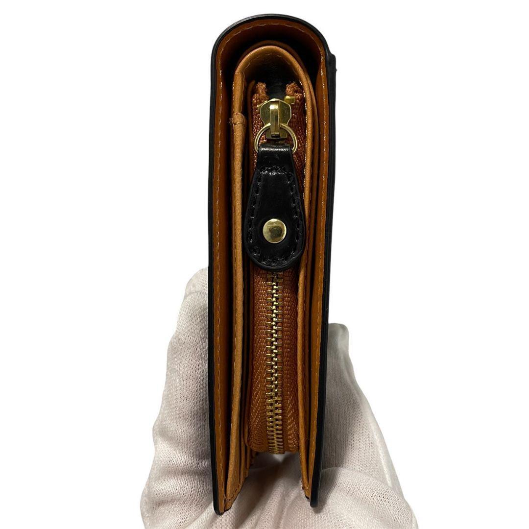 【新品】ROCADO ロカド シェルコードバン 二つ折り財布 馬革 ブラック