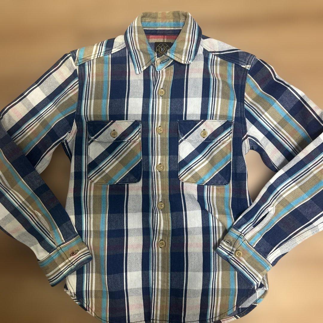 シュガーさん 10周年記念品　JELADO ヘビーネルシャツ　Sサイズ