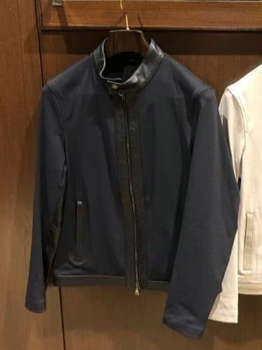 エンメティ JURI X ユリ 46 М ジャージー 切替 ネイビー 別注