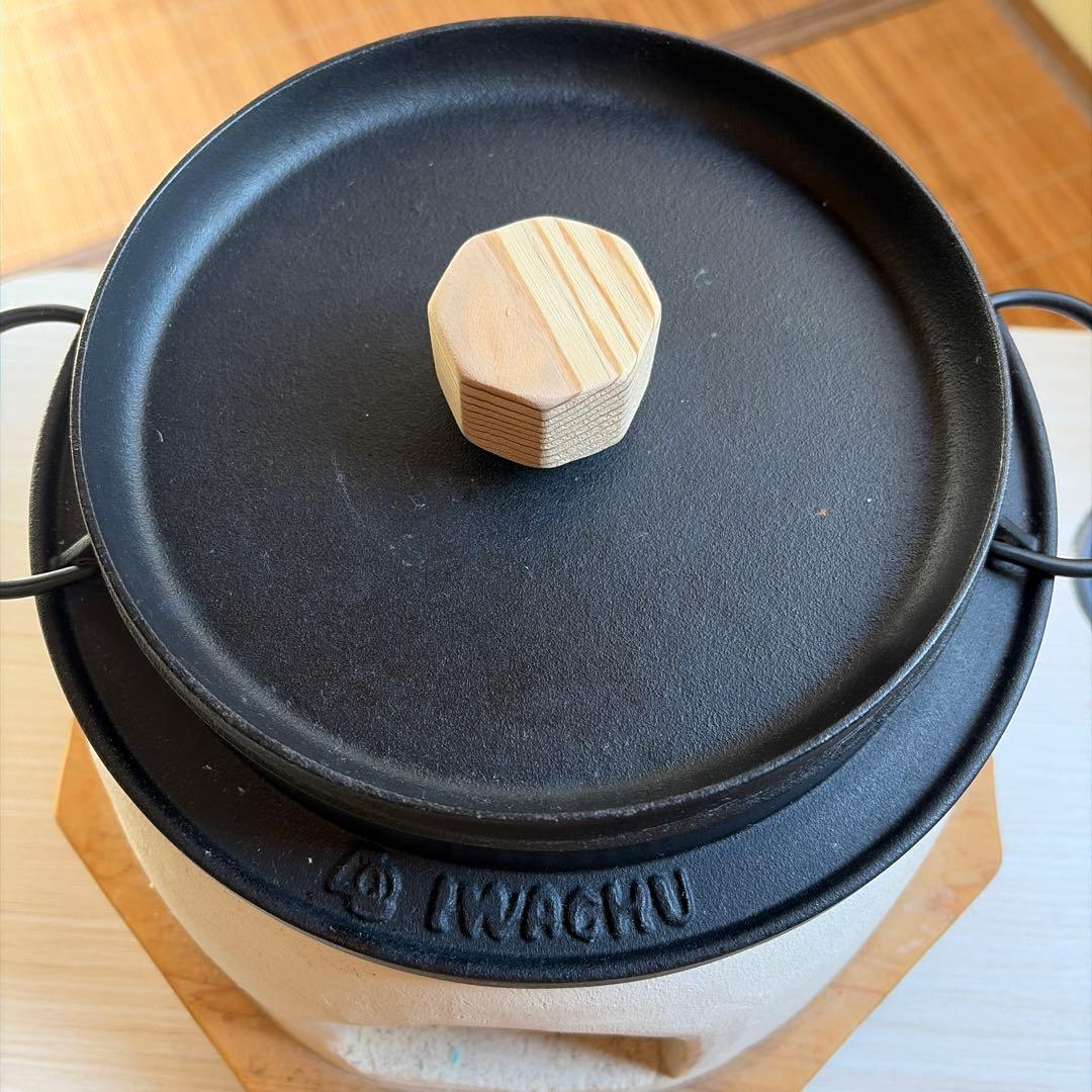 釜くらさん　ごはん鍋　南部鉄器