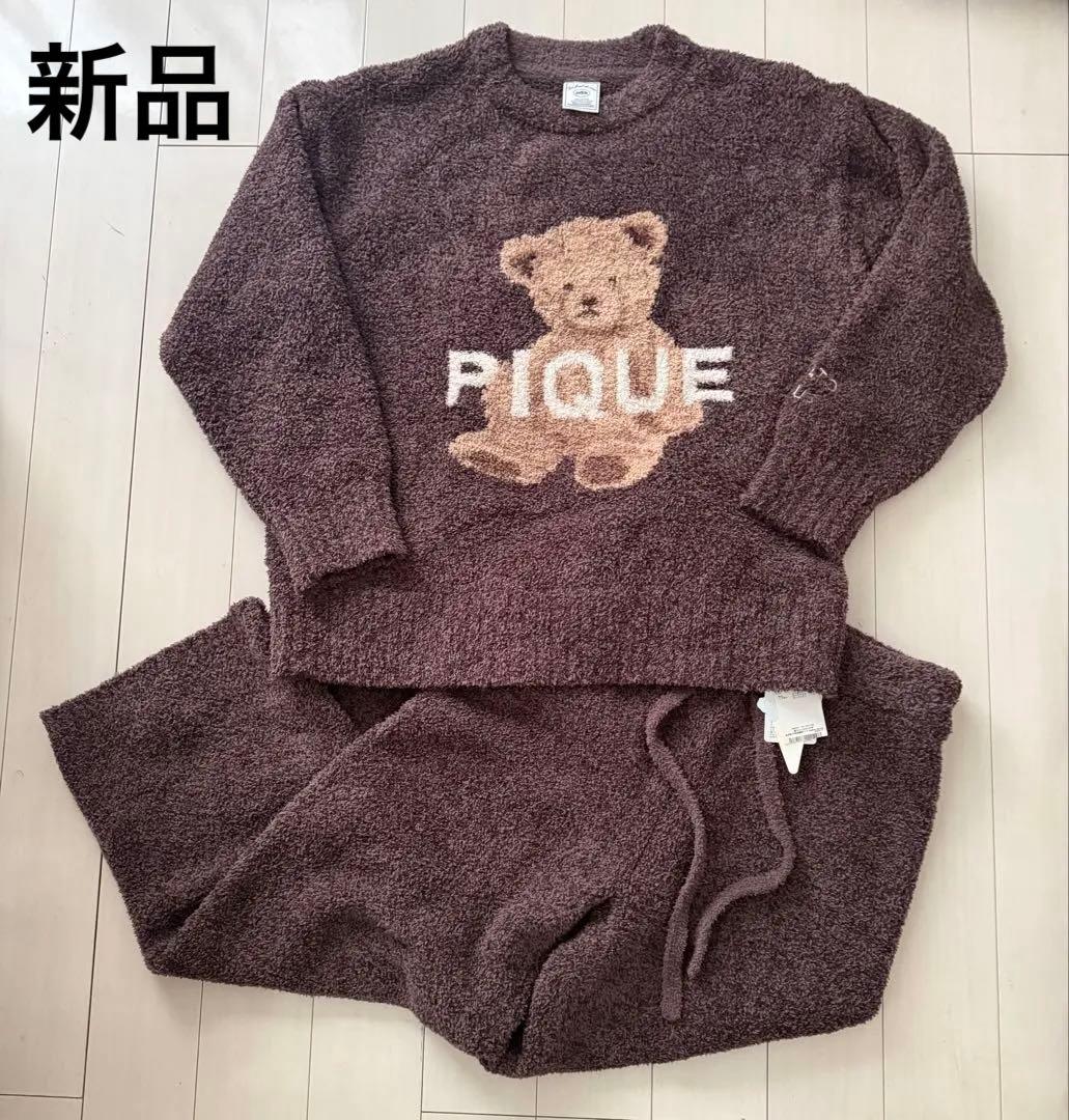 新品 gelato pique パウダーメランジベアジャガードSET