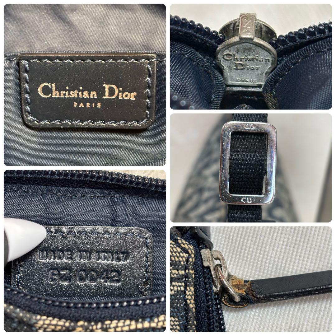 クリスチャンディオール アクセサリーポーチ バッグ トロッター柄 保存袋付き