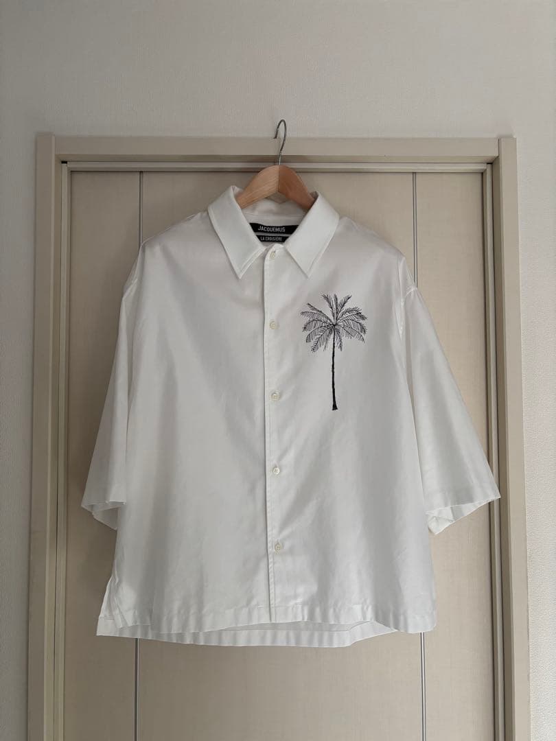 ヤ*ツ様 JACQUEMUS オーバーサイズシャツ ホワイト