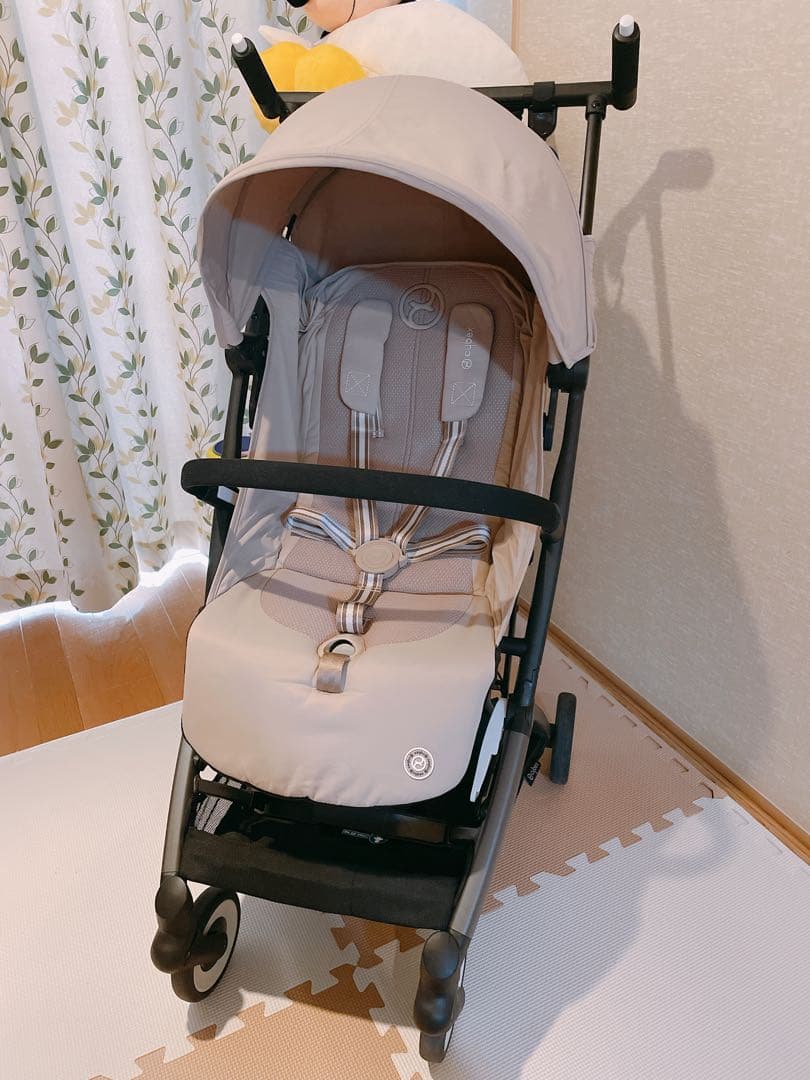 【美品】サイベックス リベル アーモンドベージュ バンパー付き