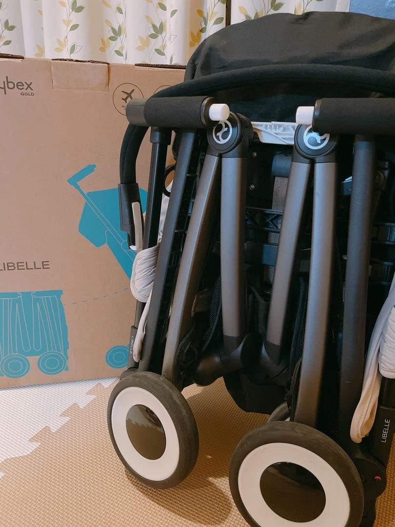 【美品】サイベックス リベル アーモンドベージュ バンパー付き