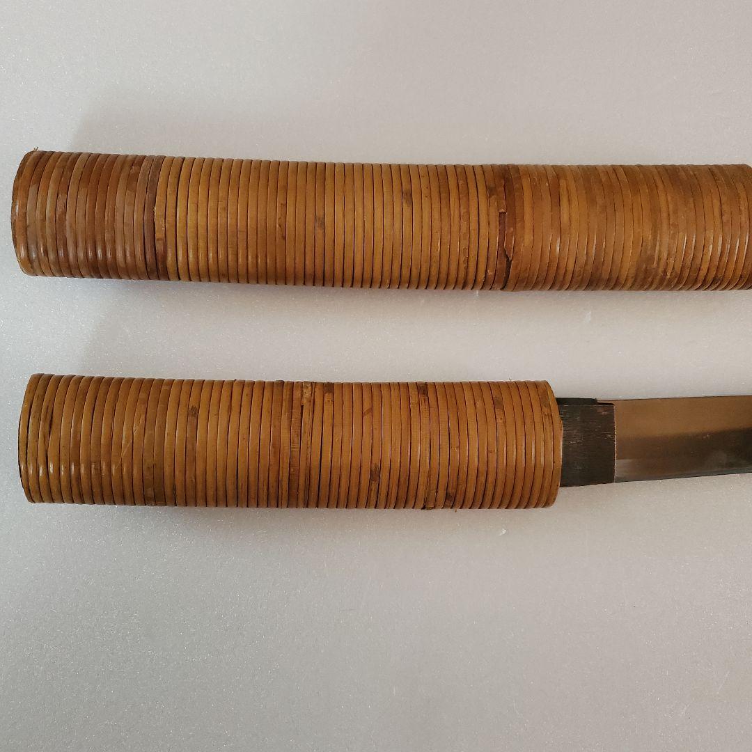 高級模造刀　竹巻鞘　日本刀　大刀一振