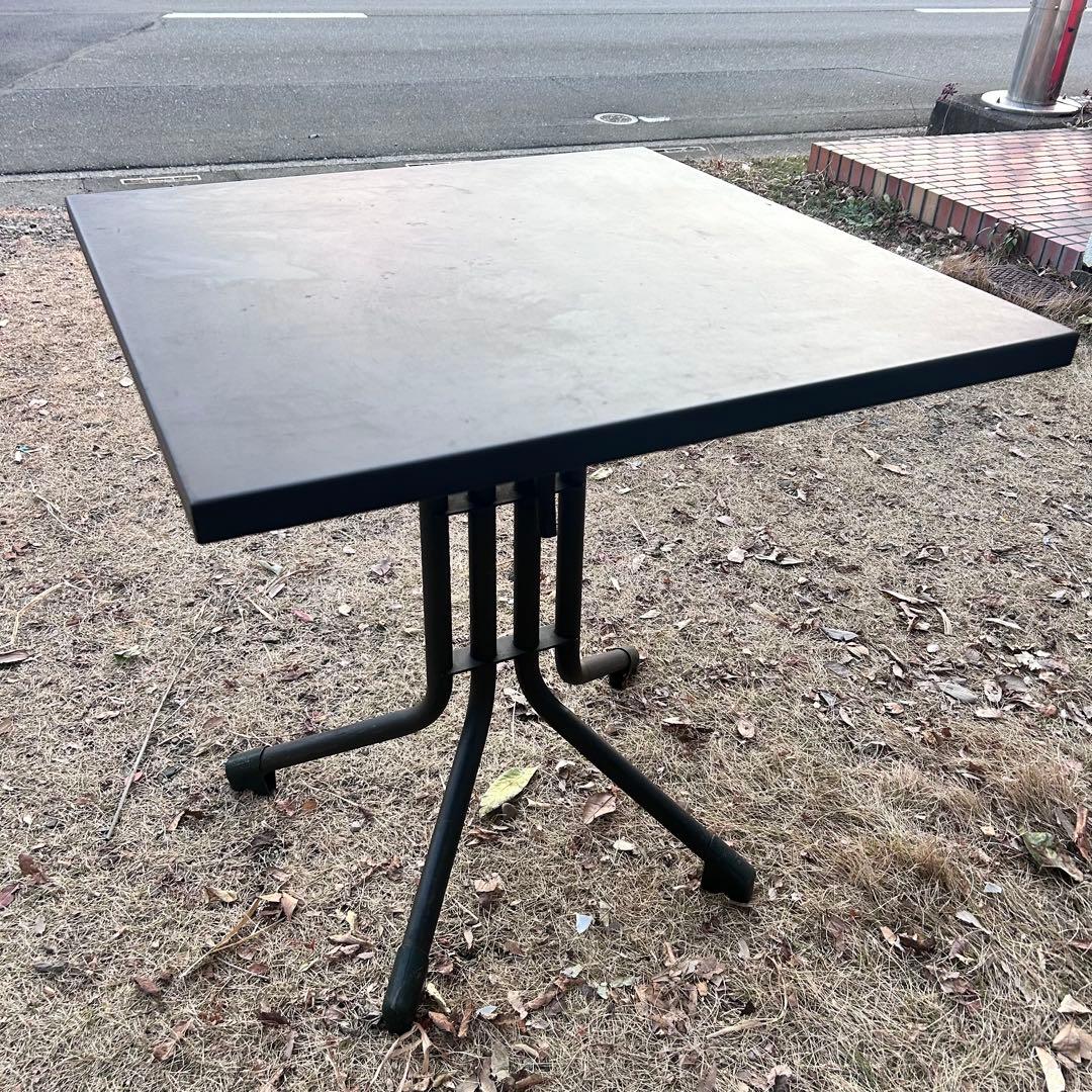 RESTAREA ラスティ折りたたみテーブル カフェテーブル アイアン ガーデン