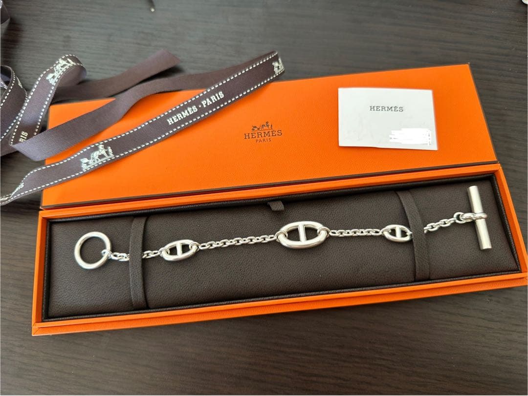 エルメスシェーヌダンクル ファランドール ブレスレット LGサイズ