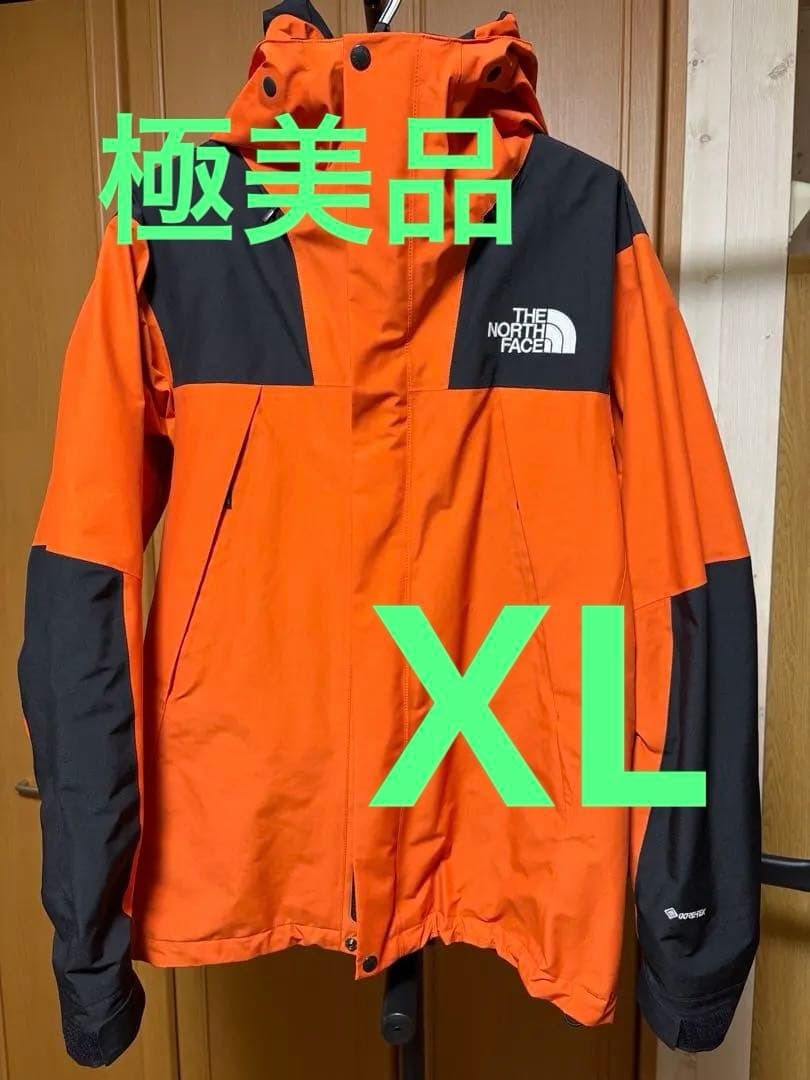 美品／ノースフェイス／NP61800／マウンテンジャケット／メンズXL／オレンジ