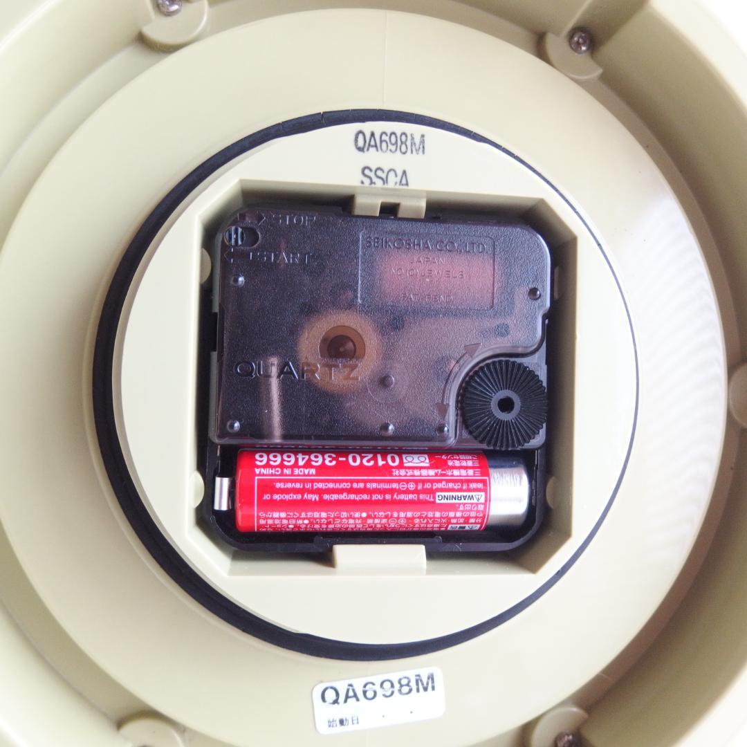 SEIKO 小さな掛け時計 オリーブ 70-80s