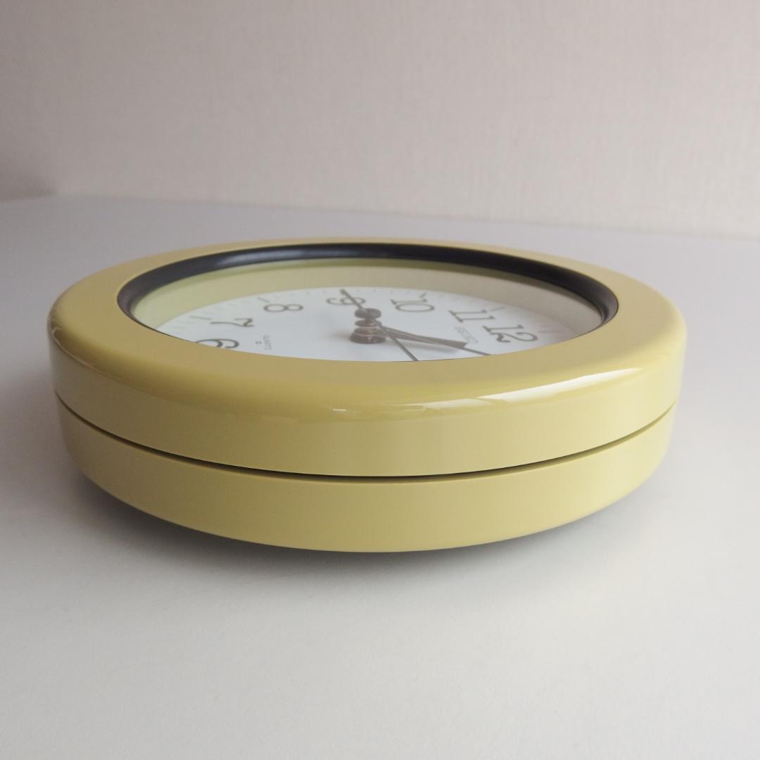 SEIKO 小さな掛け時計 オリーブ 70-80s