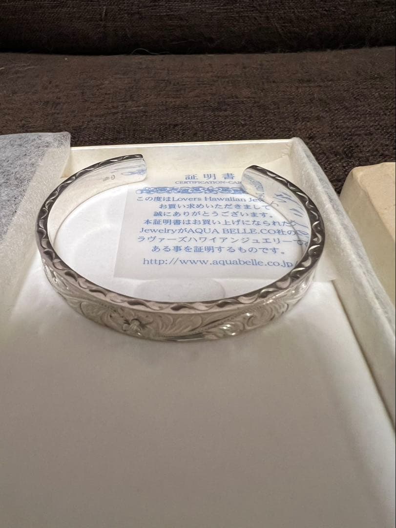 grambman様ハワイアンジュエリー ラヴァーズ シルバー925 バングル