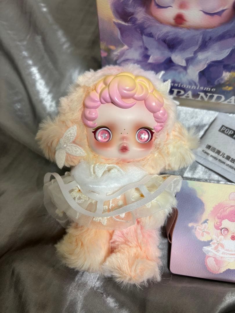 スカルパンダ　印象派　シークレット　popmart in the garden