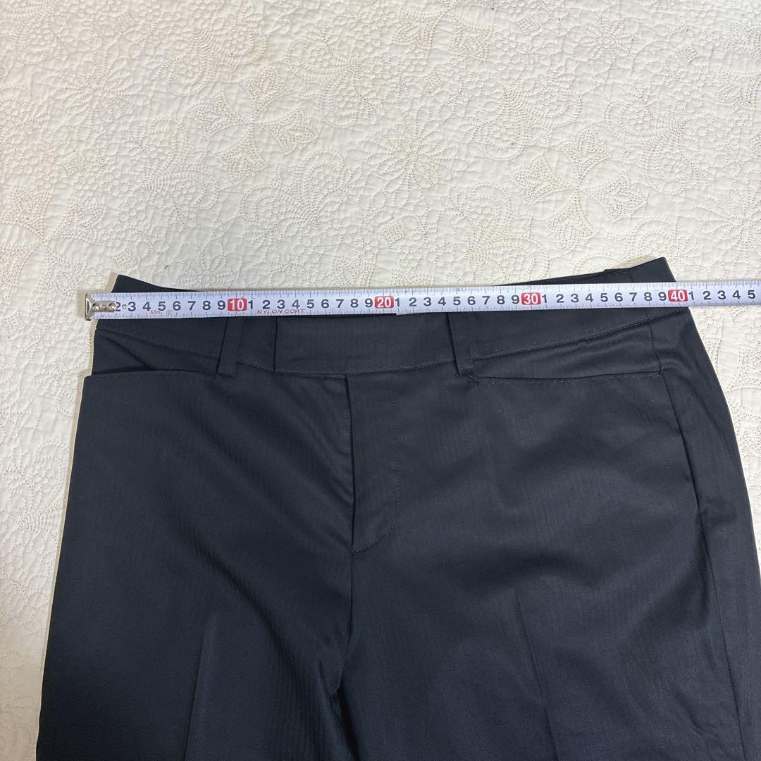 【極美品】組曲 KUMIKYOKU セットアップ パンツスーツ 黒 ストライプ