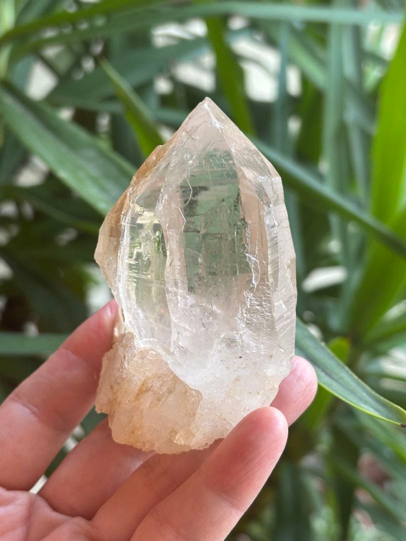 パキスタン　ハシュピ産　ヒマラヤクォーツポイント　ヒマラヤ水晶268g