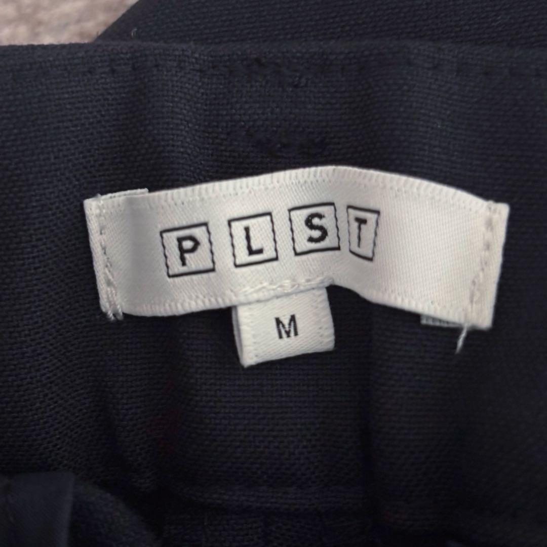 【mai】PLST セットアップ　ネイビー　パンツスーツ　ダブル　銀ボタン