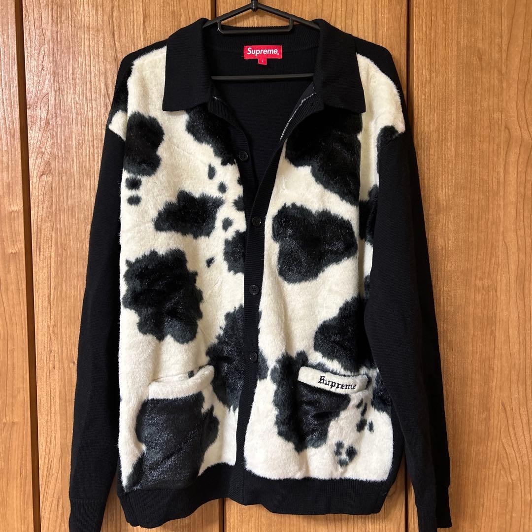 fSupreme cow print cardigan Lサイズ
