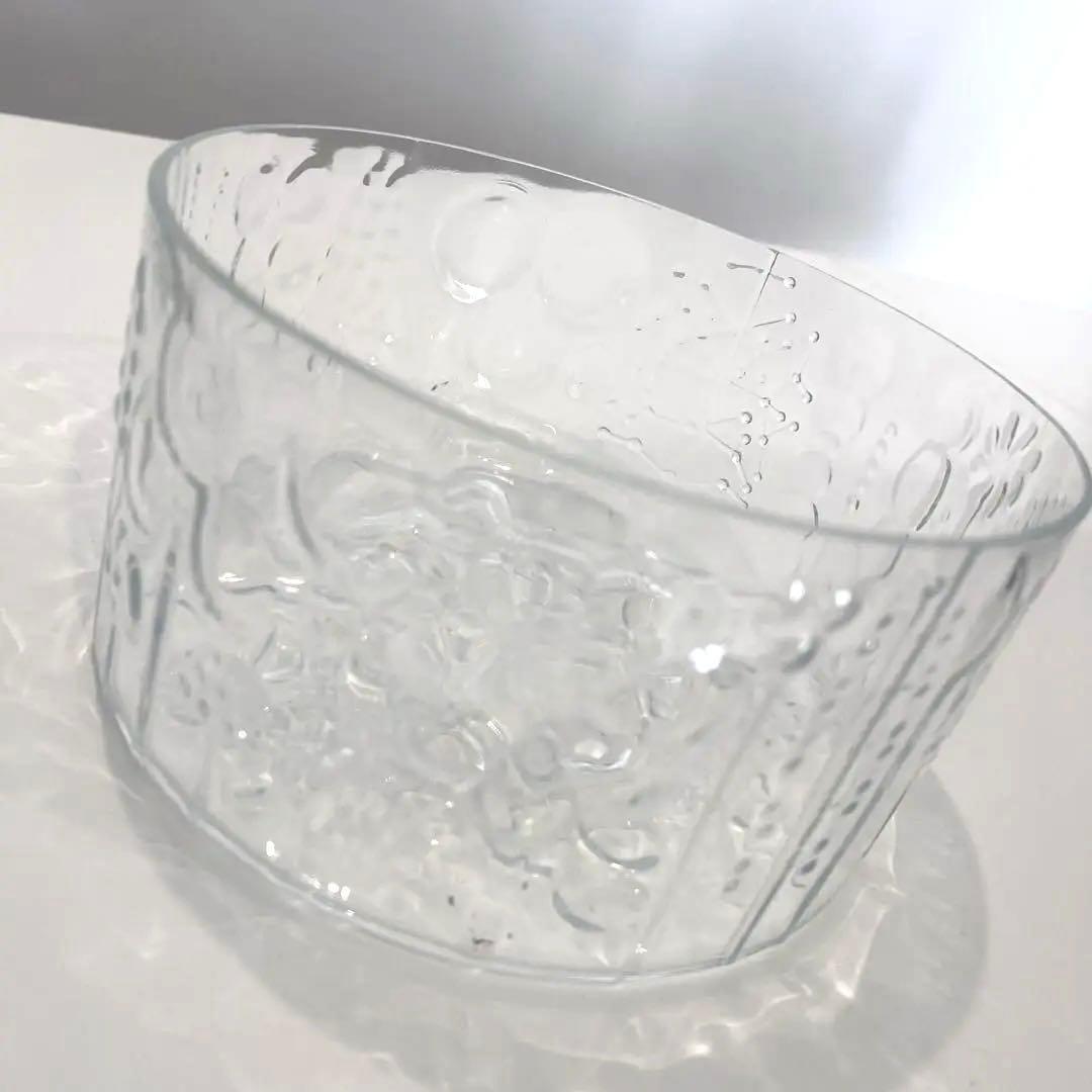 ヌータヤルヴィ フローラ ガラス ボウル 15cm ヴィンテージ