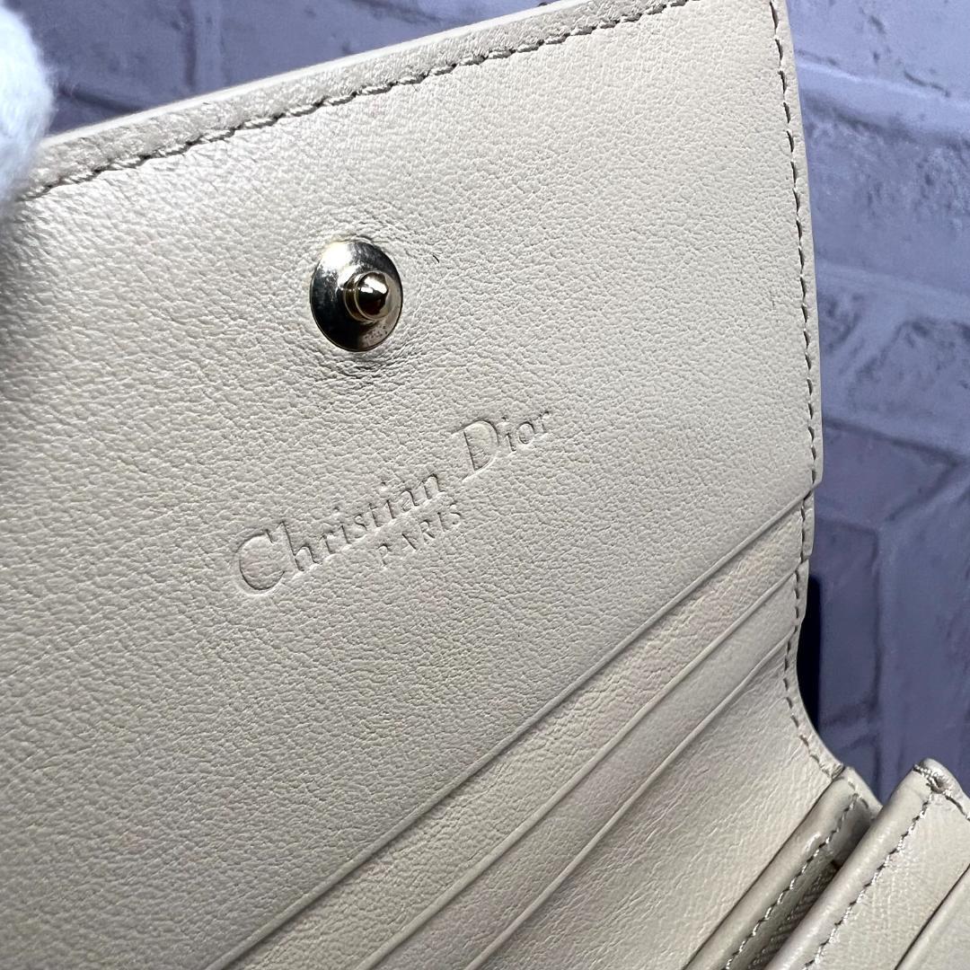 ✨正規品＆極美品‼️✨ レディ ディオール コンパクト カナージュ 二つ折り財布