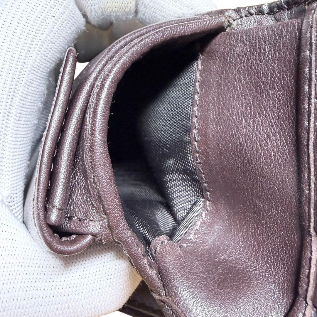 GUCCI グッチ 二つ折り財布 シマ インターロッキング GG ロゴプレート