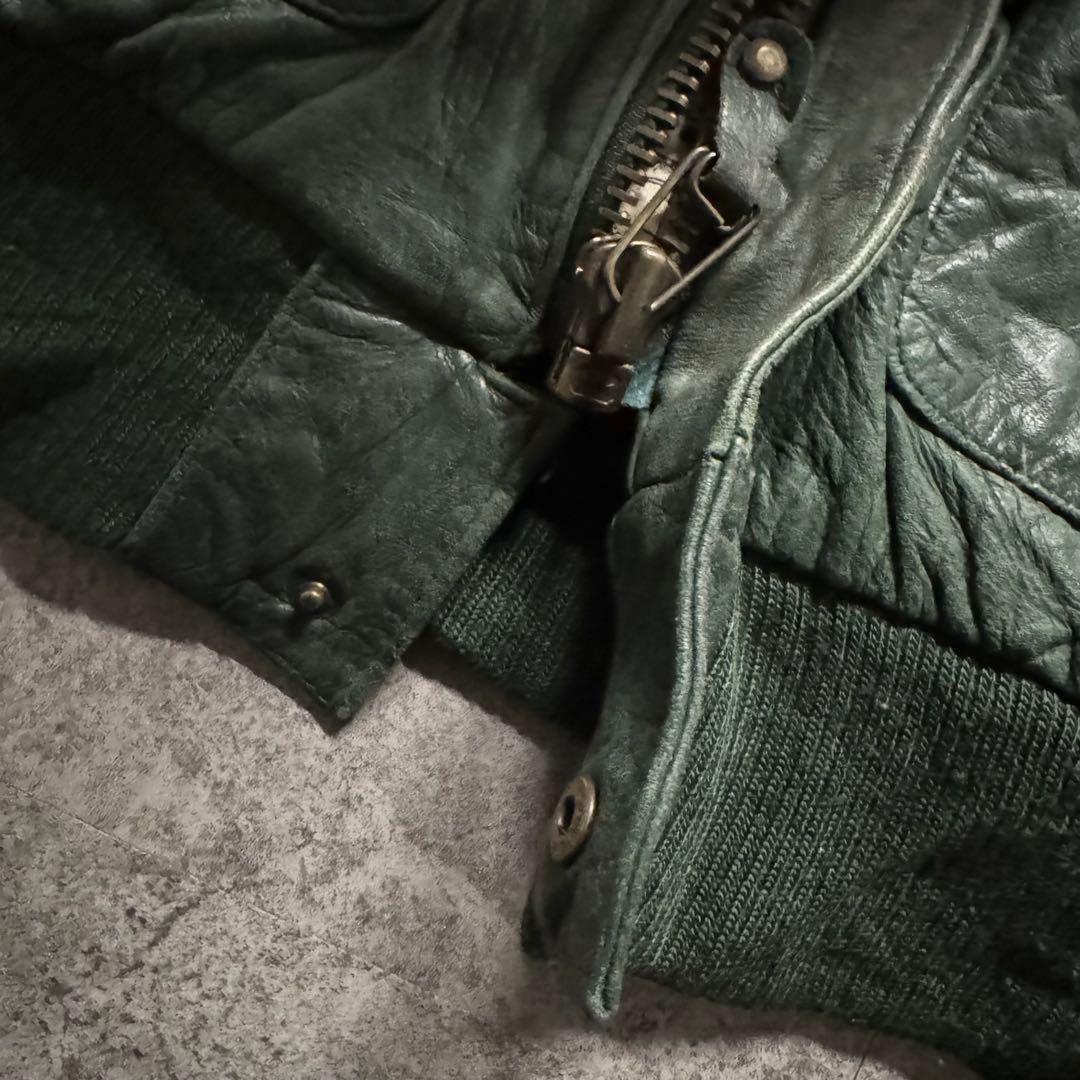 【00s archive】A-2 leather flight jkt 短丈　M
