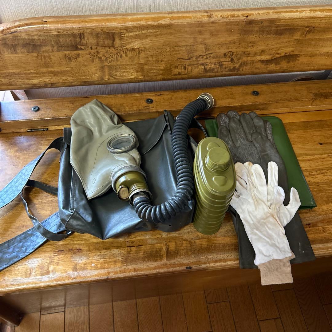 ガスマスクセット オリーブグリーン