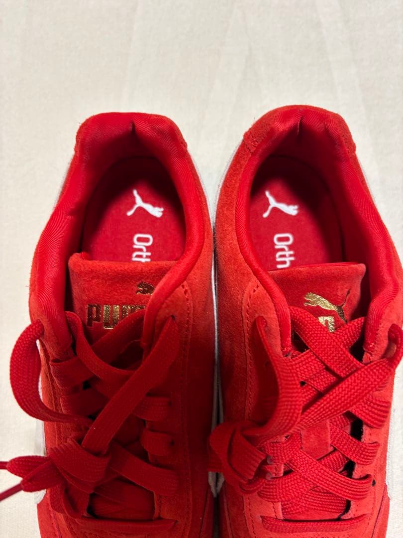 PUMA スピードキャット レッドスニーカー23.5cm