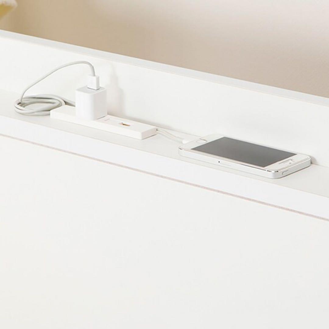 ニトリセミダブルベッド　収納つきセミダブルベッドフレーム