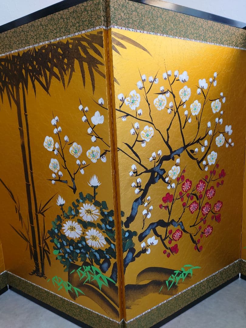 屏風　４きゃく　高島屋購入
