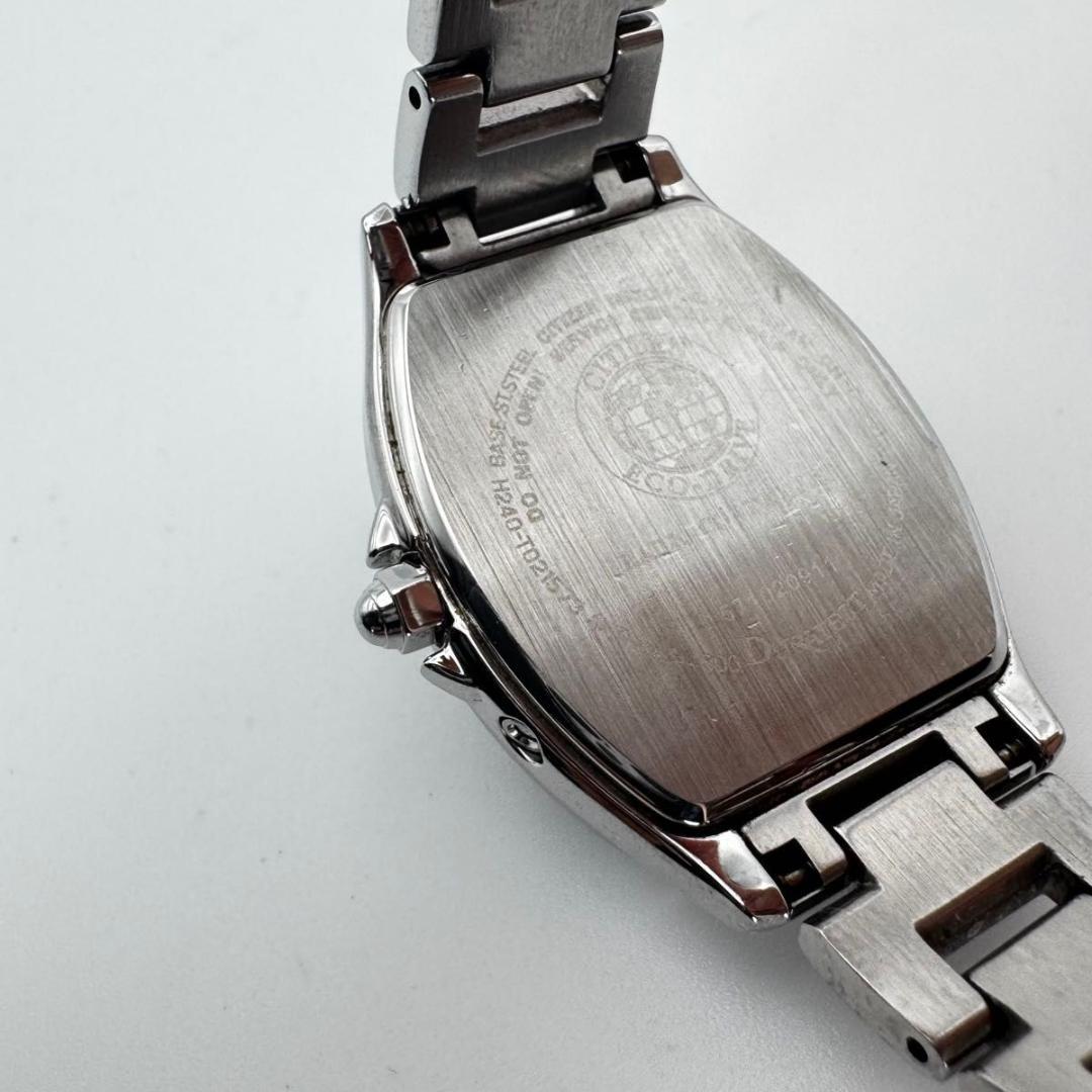 シチズン クロスシー トノー ハッピーフライト 腕時計 ソーラー ワールドタイム